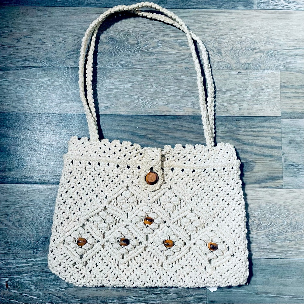Handwoven Crochet Handbag